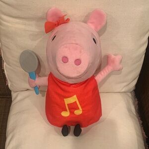 Hasbro Pink and Red Peppa Pig musical toy